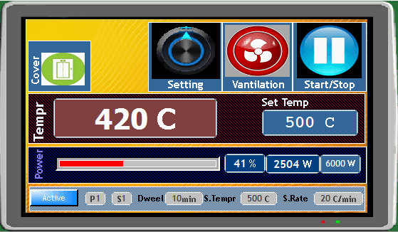 PID Controlled Temperature Control Panel System